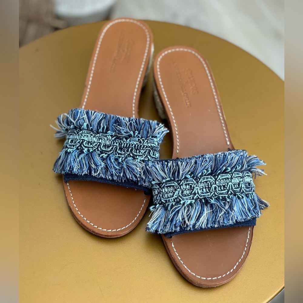 Soludos X Anthropologie sandal slide